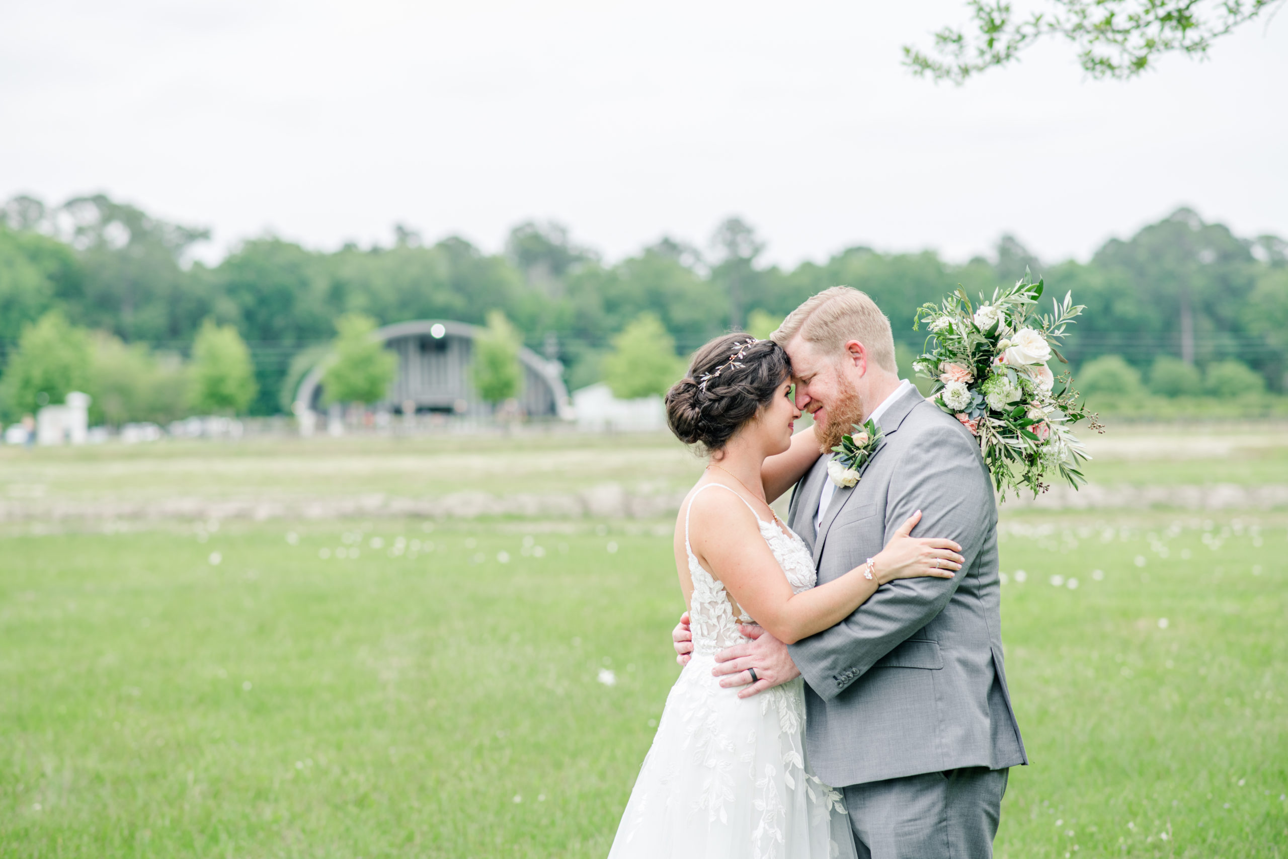 Bride and Groom at Congaree and Penn