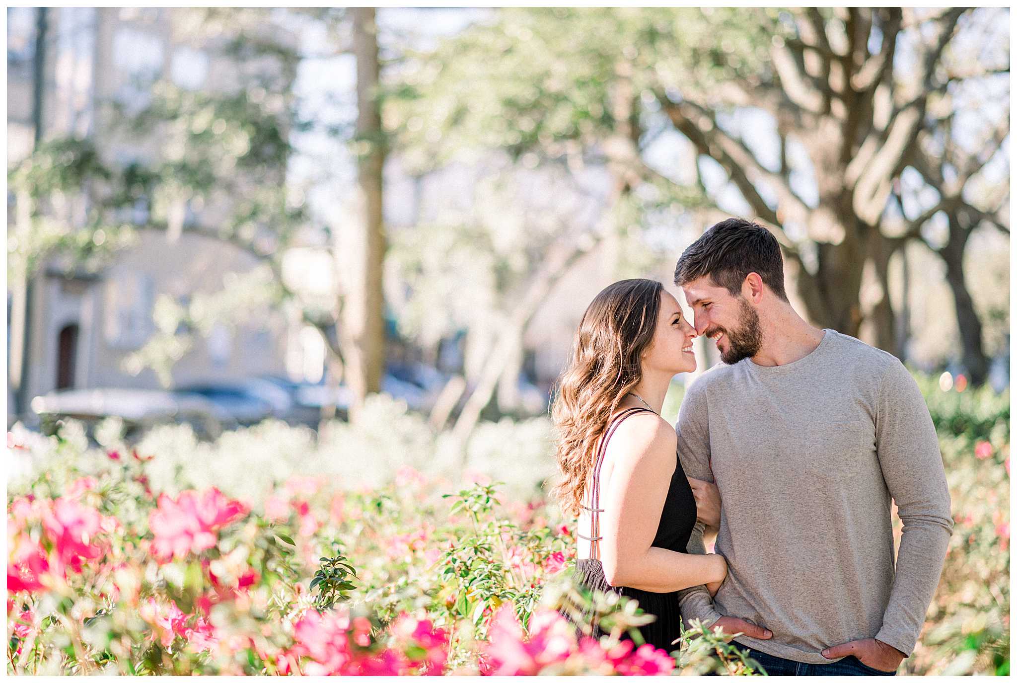 cummer museum garden engagement photos