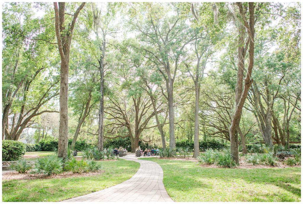 Ceremony site at Bowing Oaks Plantation