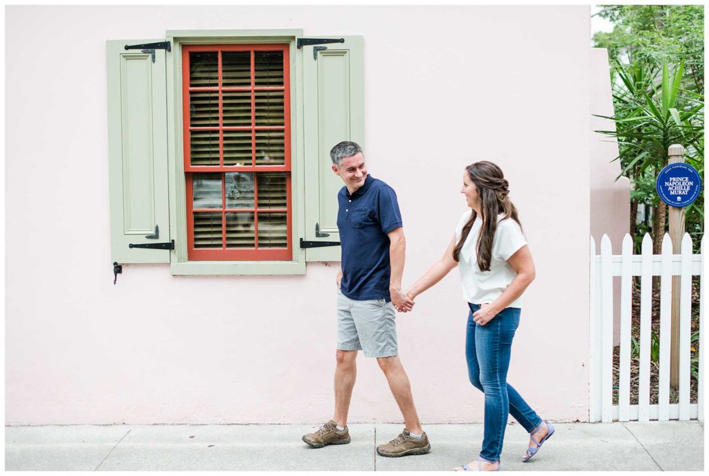 Downtown St Augustine Engagement Photos