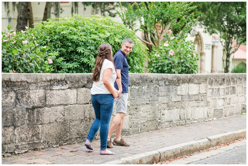 Downtown St Augustine Engagement Photos