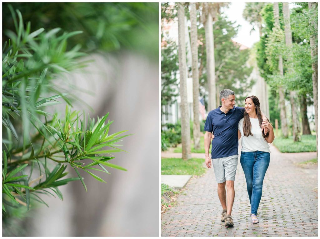 Downtown St Augustine Engagement Photos