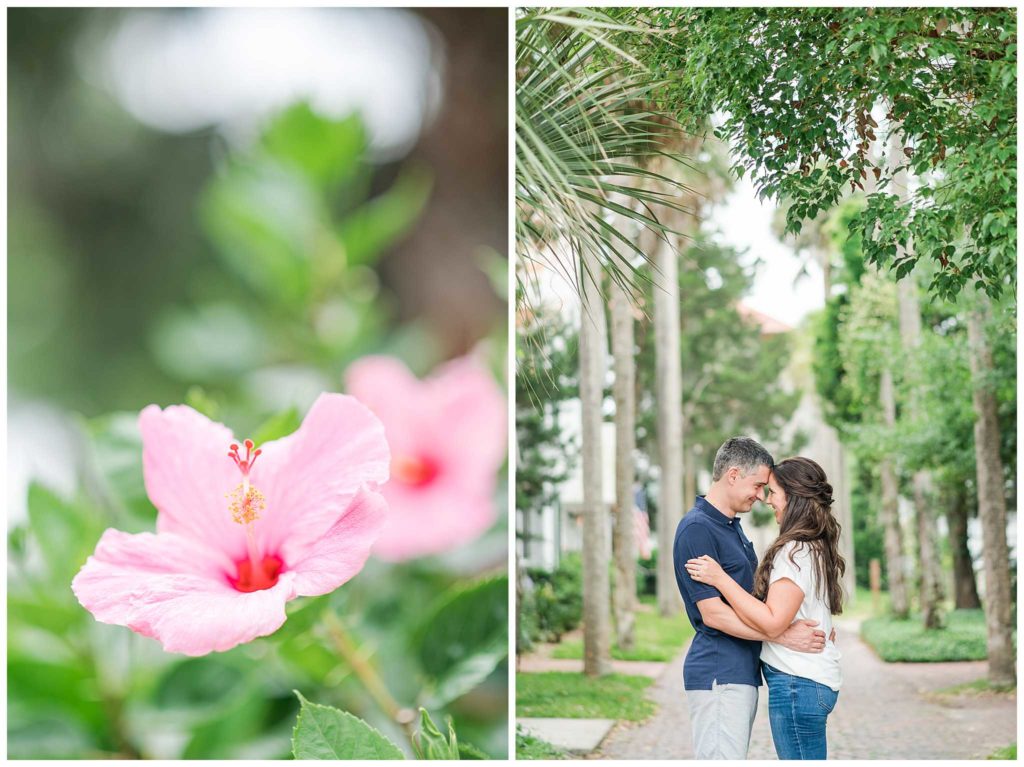 Downtown St Augustine Engagement Photos