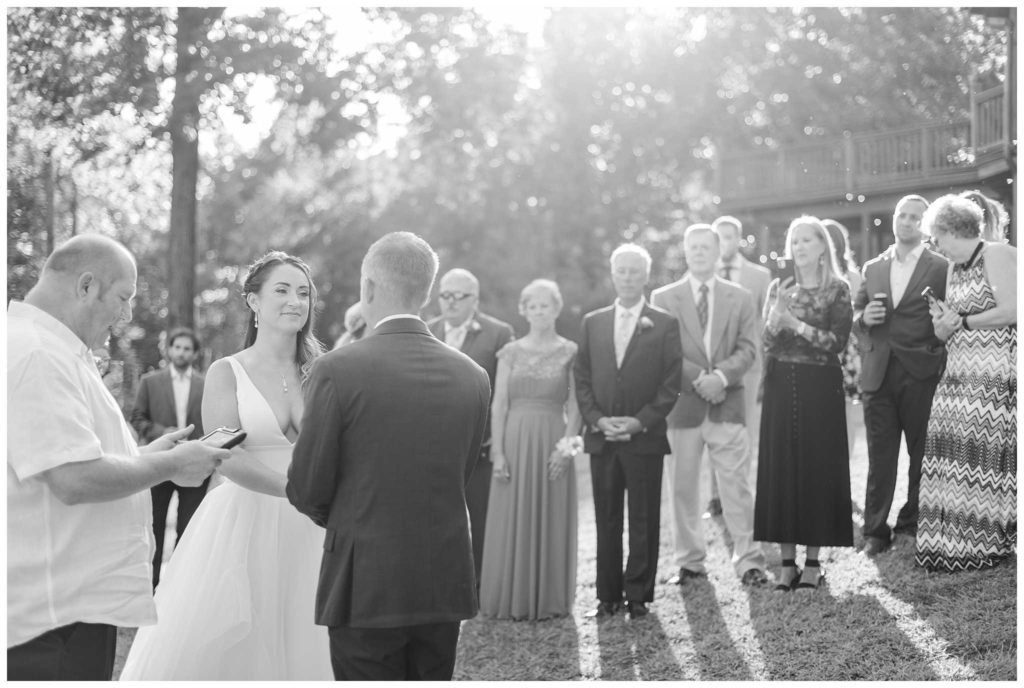 Wedding Ceremony At Lake Hartwell In South Carolina