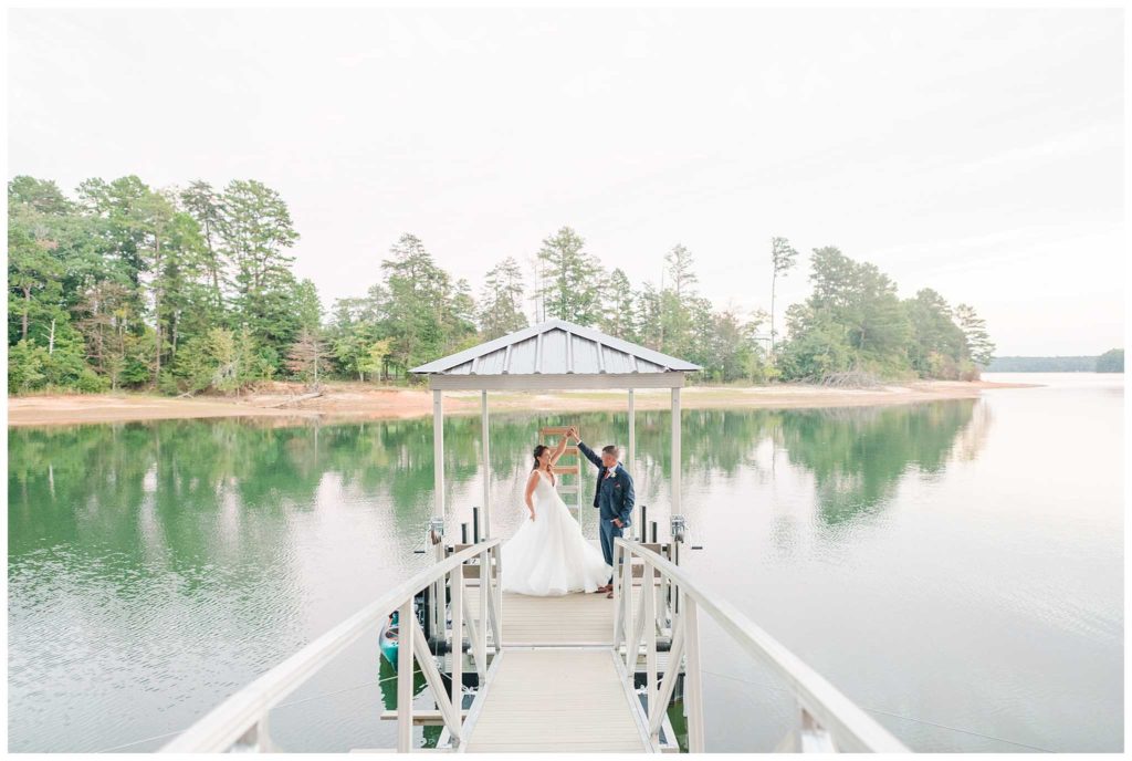 Portrait At Lake Hartwell SC Dock