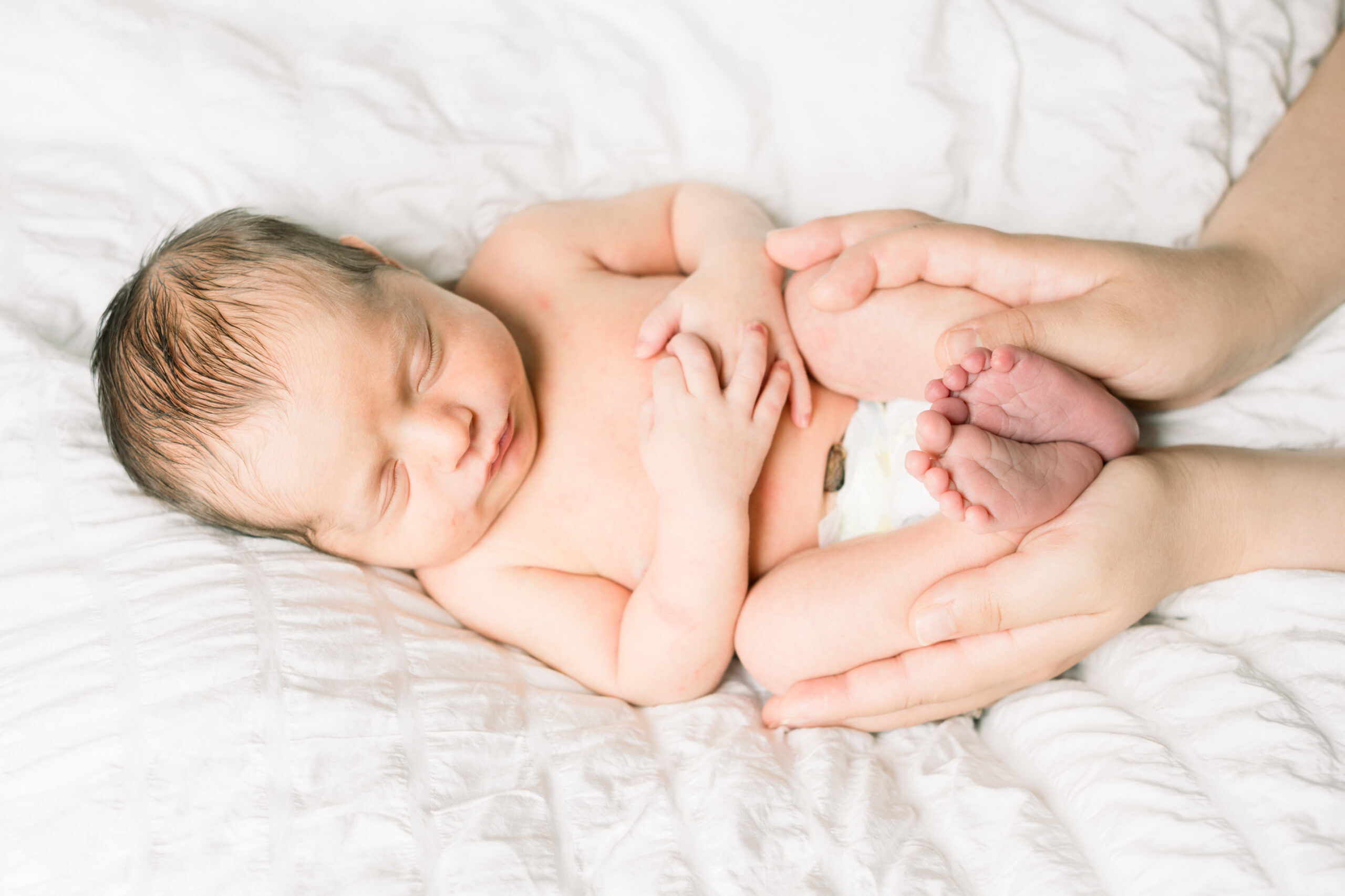 Home Maternity and Newborn Session in Greer, SC