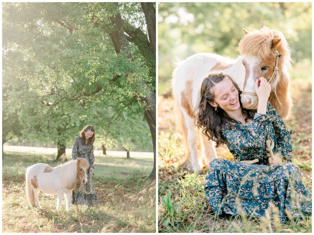 Mini Horse Photoshoot Near Greenville, South Carolina