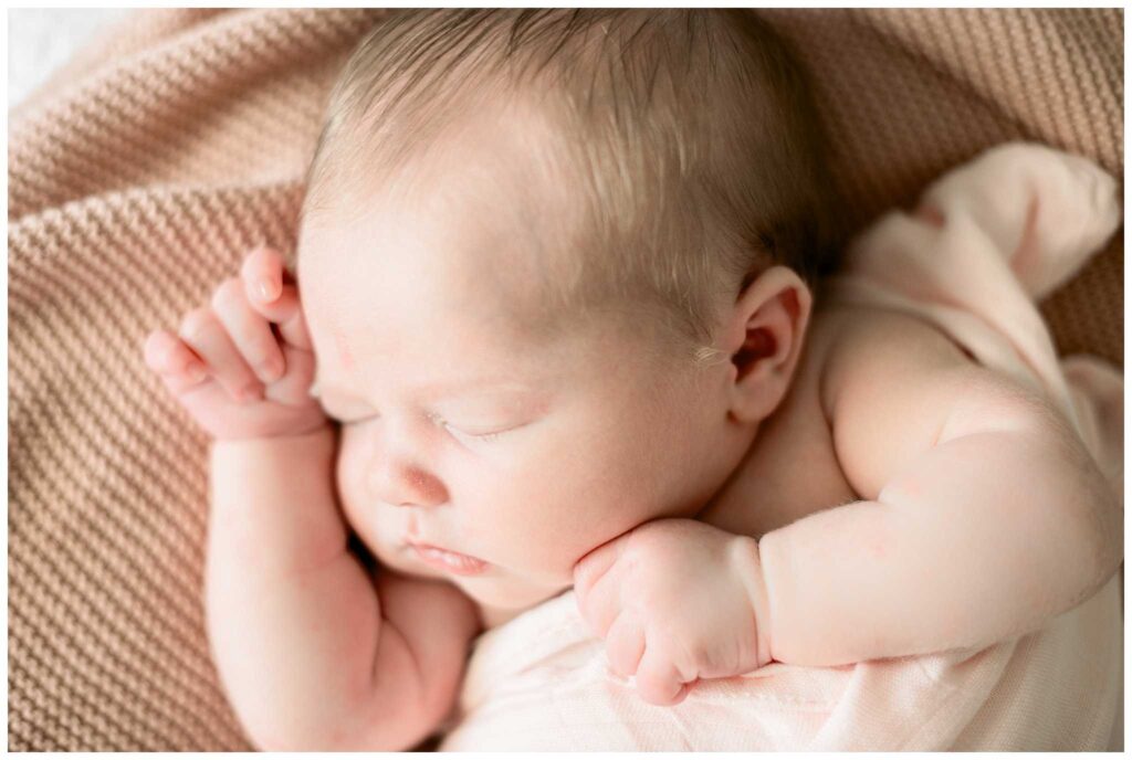 In Home Newborn baby photoshoot delivered at Patewood Hospital